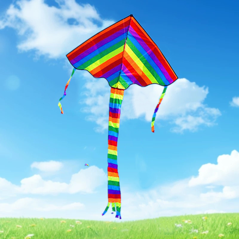 Kite Wind Outdoor - Drachenflugspielzeug für Erwachsene, Delta-Regenbogendrachen, professionelle Drachen,
