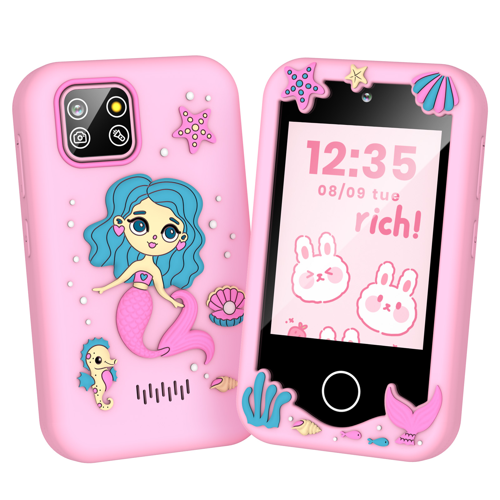 Kids Toys Smartphone - M SANMERSEN Kinder-Smartphone für 3-6-Jährige –