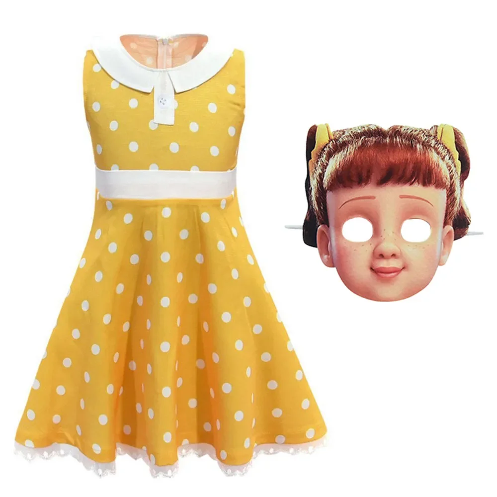 Kids Toys Yellow - Spielzeug Gaby Cosplay Kostüm Mädchen Gelbes