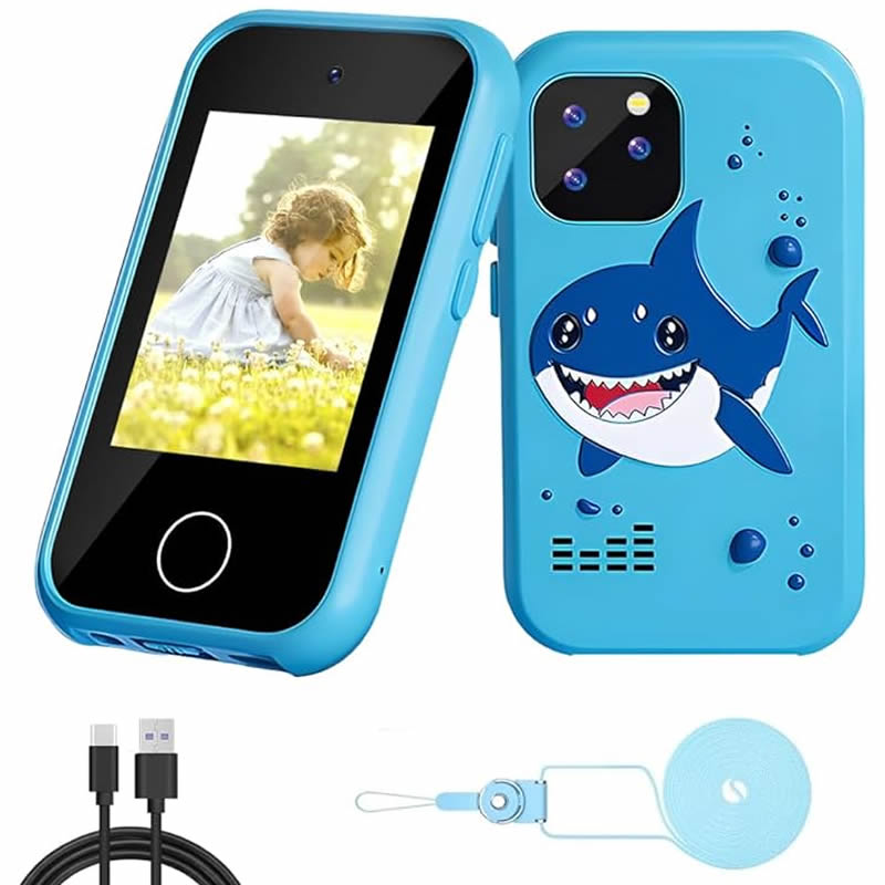 Kids Toys Smartphone - Digitalkamera Kinder-Smartphone MP3-Player Kamera-Spielzeug Touchscreen Einhorn