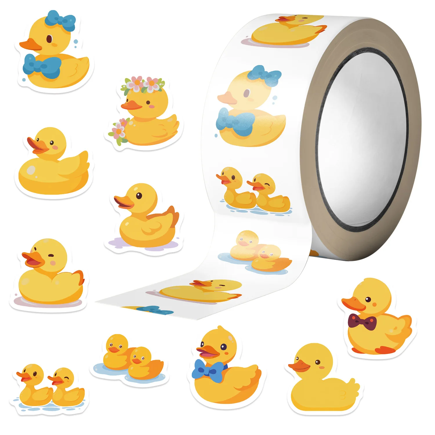 Kids Toys Yellow - 500 teile/Rolle Cartoon Gelbe Ente Rolle
