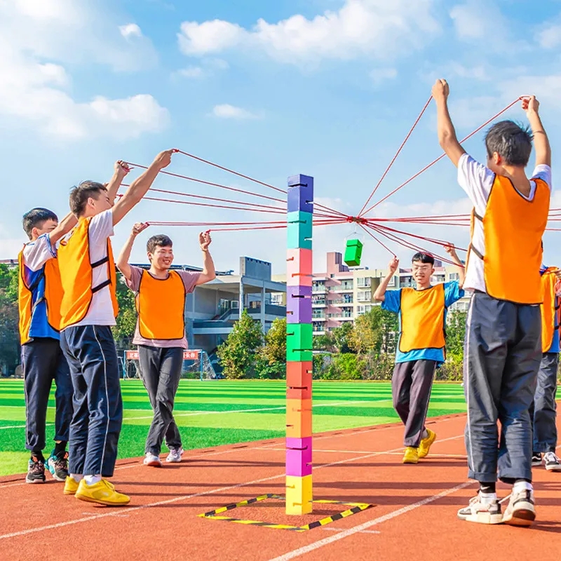 Kids Toys Company - Teamarbeit-Spiele, Turmbau, Outdoor-Sportspielzeug, Team-Building-Spiele, Firmenaktivität, Erwachsene,