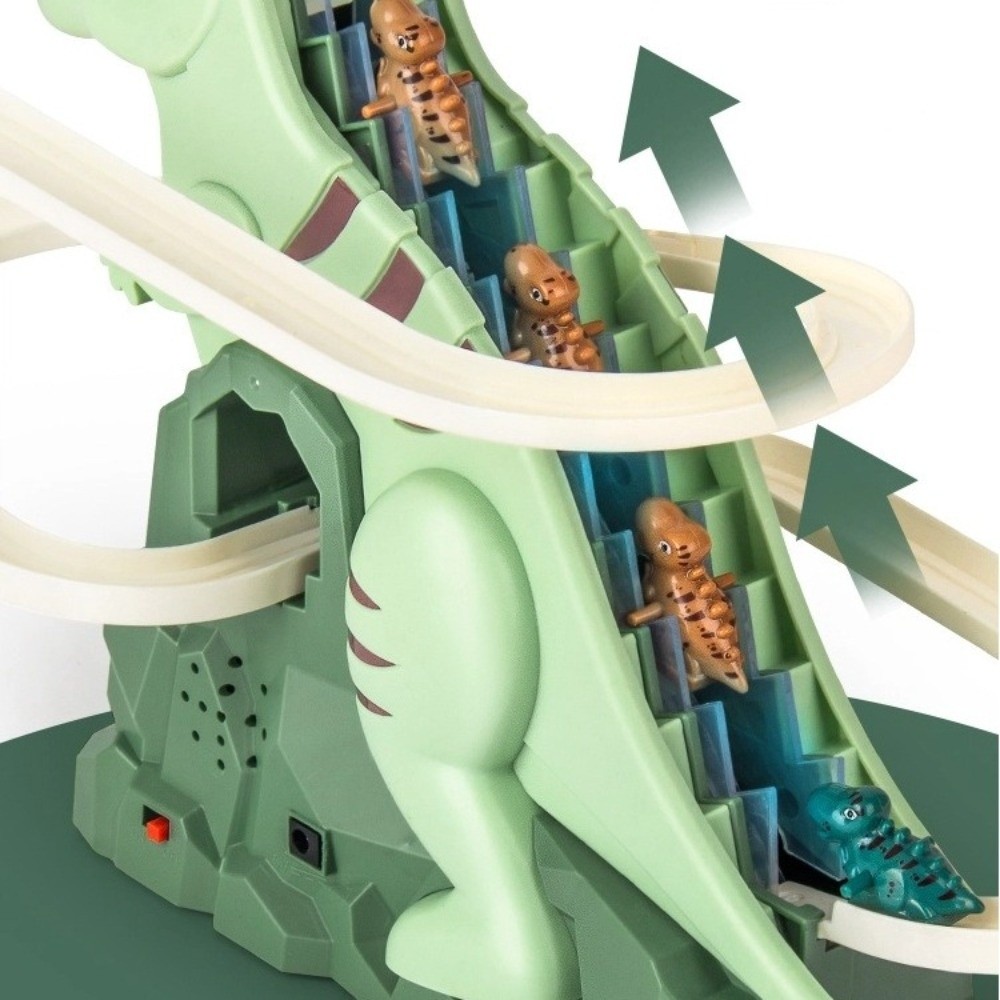 Kids Toys Dinosaur - mit leichter Musik, elektrischer Dinosaurier, Rennstrecke,