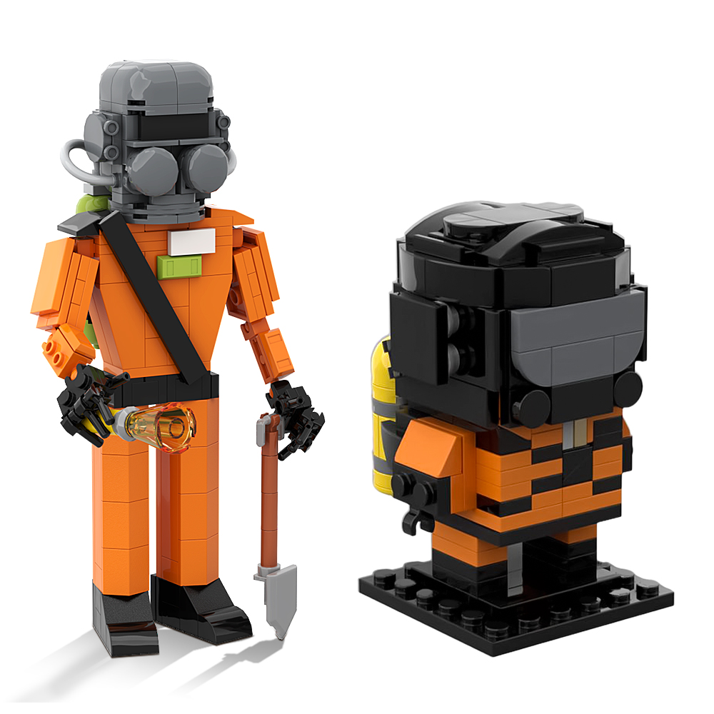 Kids Toys Company - Gobricks Lethal Company Crewmate Baustein Fatal