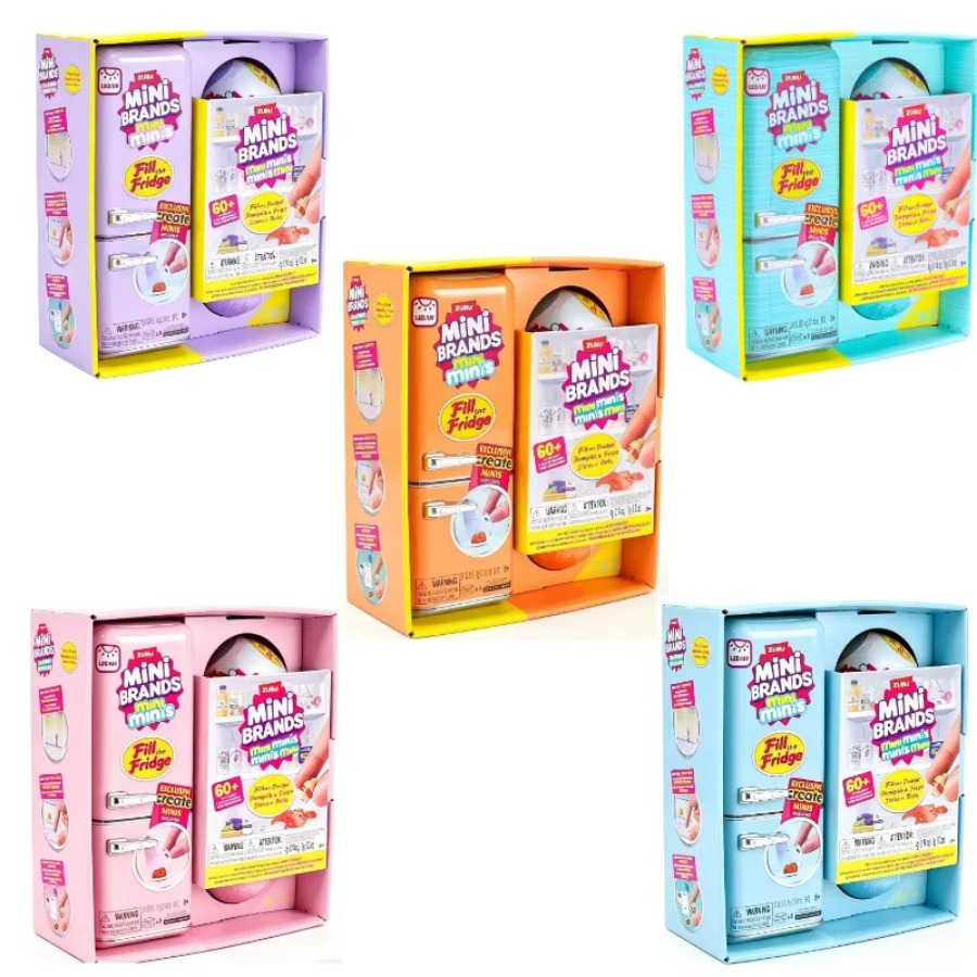 Kids Toys Kitchen - ZURU 5 Surprise Mini-Kühlschrank-Ball-Serie Blindbox-Spielzeugkollektion –