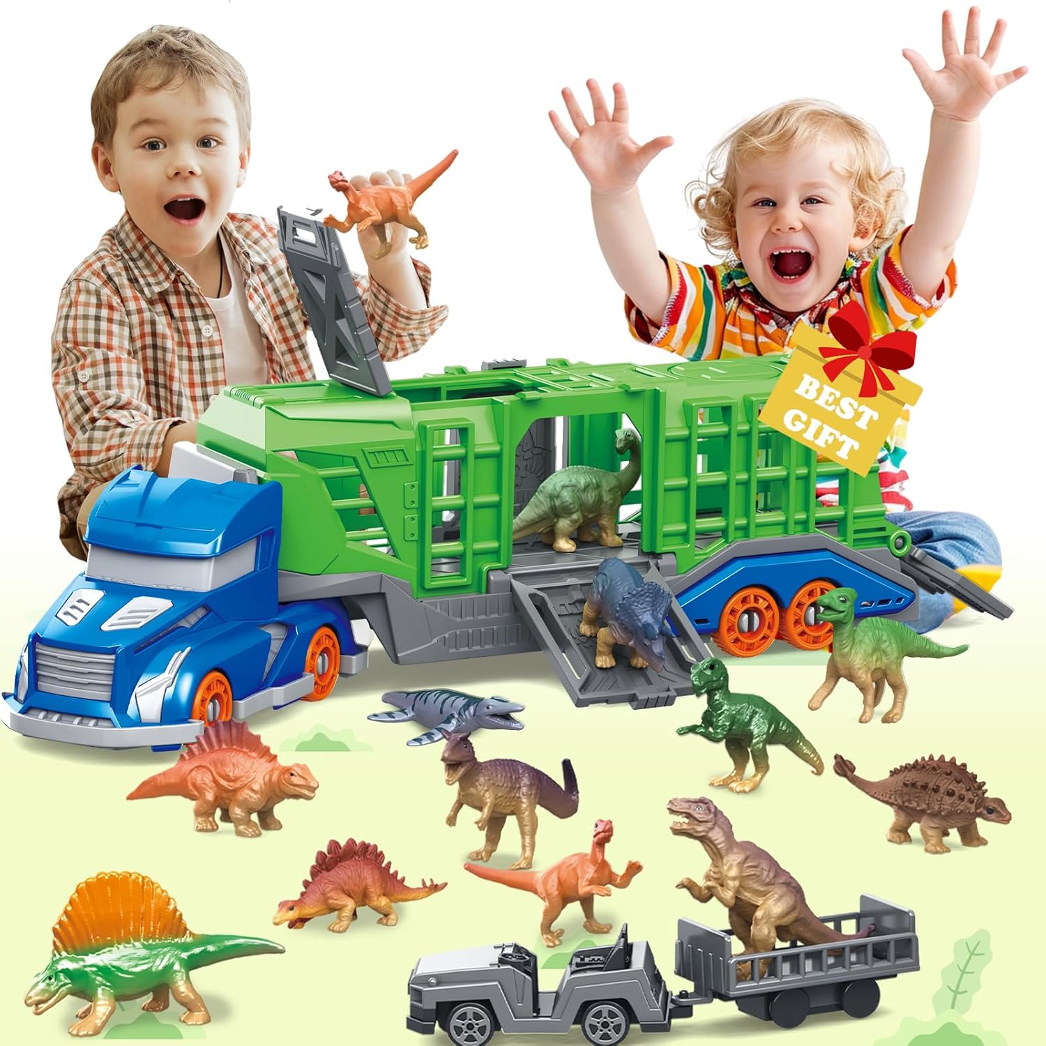 Dinosaurier-Transportfahrzeug- – Kids Toys Xmas Bewertung und Preis