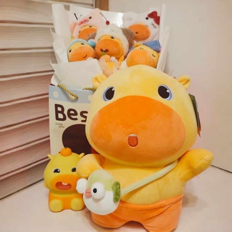 Niedliches Gelbes Capybara-Plü – Kids Toys Yellow Bewertung und Preis