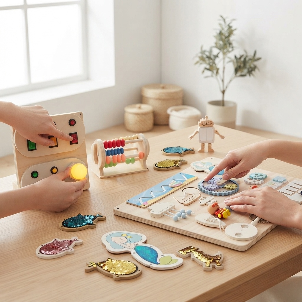 Dinosaurier Busy Board Holz DI – Kids Toys Dinosaur Bewertung und Preis