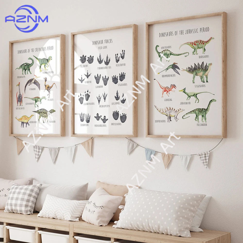 1/3 Stück, Poster zum Lernen v – Kids Toys Dinosaur Bewertung und Preis