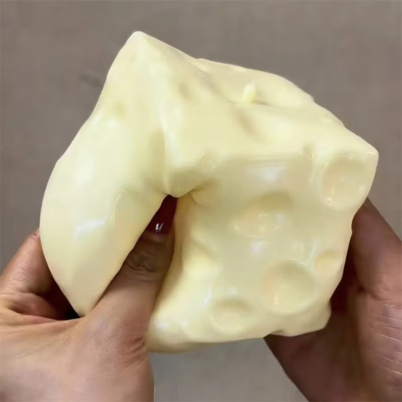 Milchgelber Käse Squishy Stres – Kids Toys Yellow Bewertung und Preis