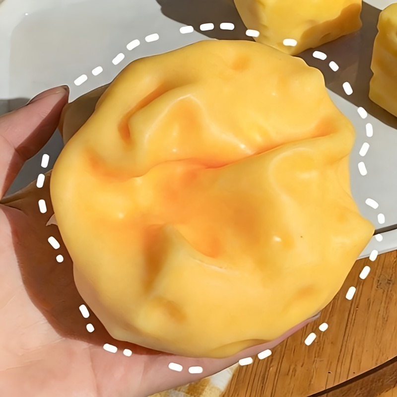 @Dark Yellow Cheese Cube Stres – Kids Toys Yellow Bewertung und Preis
